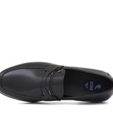 Mocassino in pelle nappa nero con fondo in cuoio antiscivolo cucito blake 1858NAPN 144 ROSSI 