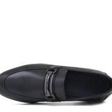 Mocassino con accessorio in bufalo colore blu scuro e fondo in gomma leggera 7786SLBFB 171 ROSSI 