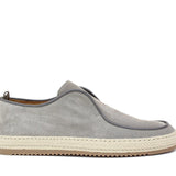 Slip on in camoscio color  roccia con fondo in gomma intrecciato 1093FOSSI 75 ROSSI 