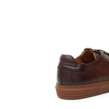 Sneakers in cervo vegetale anticato marrone con fondo in gomma 109CVMAR 1066 ROSSI 