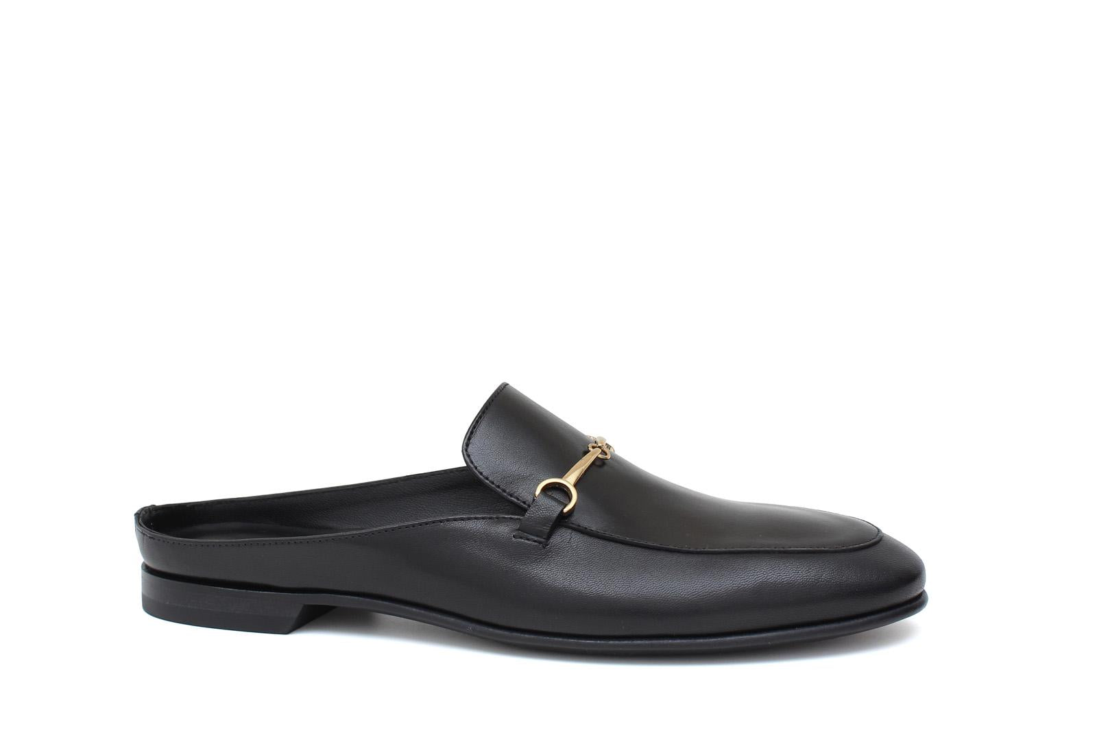 Sabout in nappa nero con fondo in cuoio antiscivolo 7829NAPNE 1138 ROSSI 