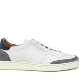 Sneaker in vitello anticato off white con inserti in camoscio e fondo in gomma 1051CODIXWFB 369 ROSSI 