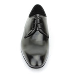 Derby in vernice nera stampata Mag con fondo in cuoio 7621SMAGNE 421 ROSSI 