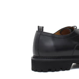 Derby in vitello spazzolato nero con fondo in gomma leggera 458CALNE 370 ROSSI 