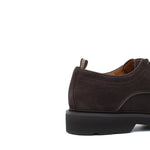 Derby in suede testa di moro  con fondo in gomma leggera 1279CHSMO 220 ROSSI 