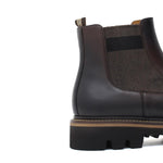 Stivaletto beatles in vitello anticato testa di moro e fondo in gomma leggera 9154CTPBOSTM 1039 ROSSI 