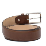 Cinta h 35 in vitello naturale marrone sfumato con fibbia nichel  satinato F0477NKDIXCAS 91 ROSSI 