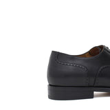 Francesina in stile inglese in vitello a pieno fiore colore nero con fondo cuoio antiscivolo 8292SERNER 1127 ROSSI 