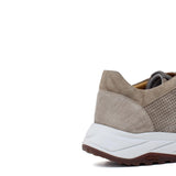 Sneaker  in camoscio traforato colore sabbia e fondo leggero Vibram 1010FLTCLO 504 ROSSI 
