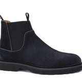 Stivaletto modello beatles in suede blu  con fondo in gomma leggera 1281PCHBLU 1140 ROSSI 
