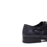 Derby in vernice blu scuro con fondo in cuoio 222VB 165 ROSSI 