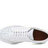 Sneaker in vitello bottalato color bianco e fondo in gomma leggera 643VBOFFW 958 ROSSI 