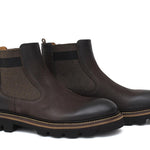 Stivaletto beatles in nabuk  anticato testa di moro e fondo in gomma leggera 9154CTPTM 136 ROSSI 