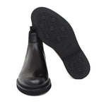 Stivaletto modello beatles in vitello spazzolato semilucido nero con fondo in gomma leggera 1281PCANER 1116 ROSSI 