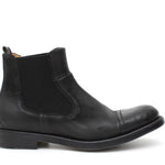 Stivaletto beatles in nabuk anticato nero con fondo in gomma 8304TBANNE 388 ROSSI 