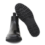 Stivaletto modello beatles in vitello spazzolato semilucido nero con fondo in gomma leggera 457PCALNE 177 ROSSI 