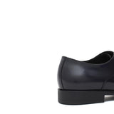 Francesina con puntalino in vitello spazzolato blu scuro con fondo in  gomma<BR/> 300GOTBLU 521 ROSSI 