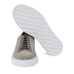Sneaker in camoscio traforato color roccia e fondo in gomma leggera 326FROCC 170 ROSSI 
