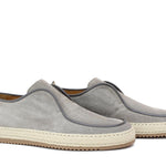 Slip on in camoscio color  roccia con fondo in gomma intrecciato 1093FOSSI 75 ROSSI 