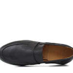 Mocassino in vitello naturale nero con fondo in gomma cucito blake 9640DIXNE 27 ROSSI 