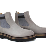 Beatles in camoscio color roccia e fondo in gomma leggera 9154CTPHSC 392 ROSSI 