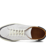 Sneaker in vitello anticato off white con inserti in camoscio e fondo in gomma 1051CODIXWFB 369 ROSSI 