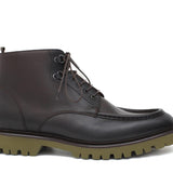 Polacchino stringato in vitello anticato testa di moro e fondo in gomma leggera 460PBTM 68 ROSSI 