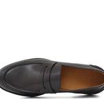 Mocassino in vitello a pieno fiore marrone con fondo in cuoio antiscivolo 6853SERMOK 515 ROSSI 