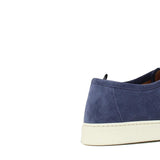 Sneaker modello ingegnere in camoscio lavato color jeans e fondo in gomma 1052FLOJE 607 ROSSI 