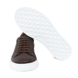 Sneaker in vitello naturale  traforato nel colore marrone sfumato e fondo in gomma leggera 326DIXCAS 1104 ROSSI 