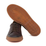 Sneaker in vitello naturale marrone sfumato e fondo in gomma 1051DCAS 66 ROSSI 
