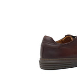 Sneakers in cervo vegetale anticato marrone con fondo in gomma 109CVM 63 ROSSI 