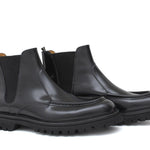 Stivaletto modello beatles in vitello spazzolato semilucido nero e fondo in gomma leggera 881PCN 398 ROSSI 