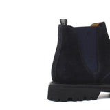 Stivaletto modello beatles in camoscio blu e fondo in gomma leggera 881PHSSBLU 92 ROSSI 