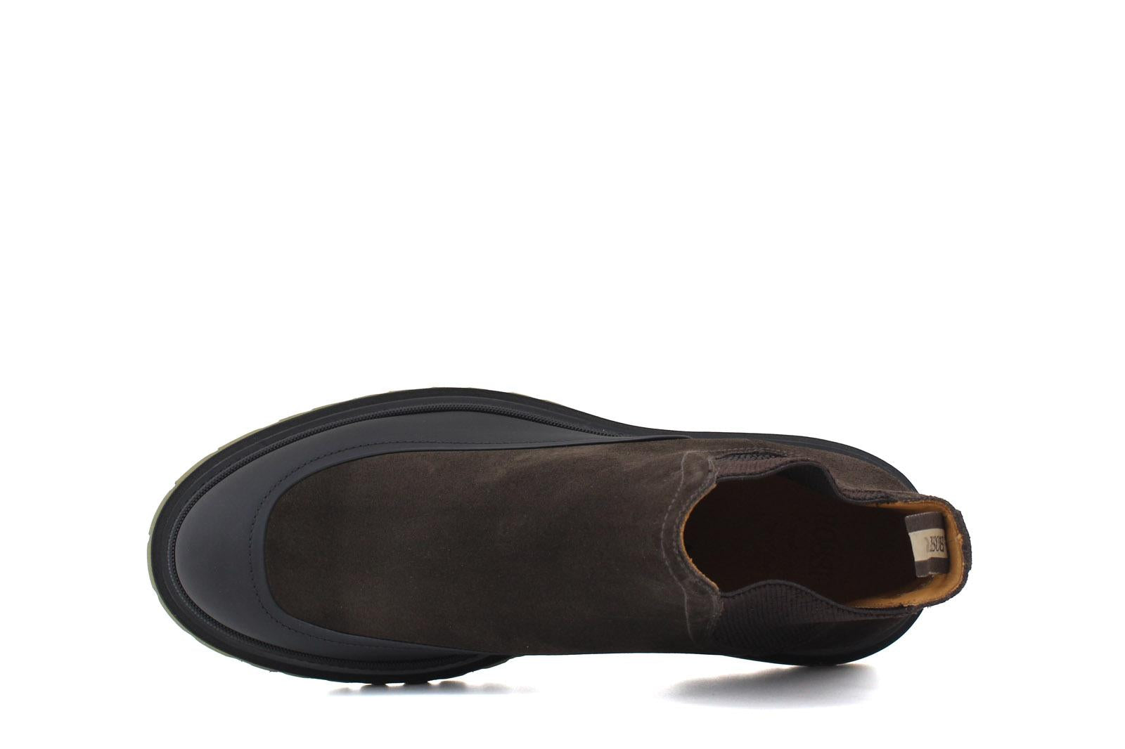 Beatles  in camoscio ingrassato testa di moro e riporto in caucciù con fondo gomma leggero 414PEBHSMO 130 ROSSI 