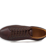 Sneaker  in vitello naturale marrone con fondo in gomma leggera 238LDC 403  UN ROSSI 