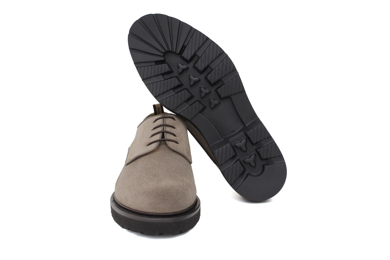 Derby in suede color sabbia  con fondo in gomma leggera 1279CHSBIS 299 ROSSI 