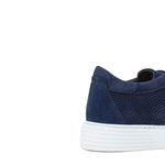 Sneakers in camoscio traforato navy  con fondo in gomma leggera 1481FLOOLT 33  UN ROSSI 