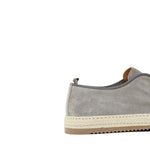 Slip on in camoscio color  roccia con fondo in gomma intrecciato 1093FOSSI 75 ROSSI 