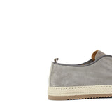 Slip on in camoscio color  roccia con fondo in gomma intrecciato 1093FOSSI 75 ROSSI 