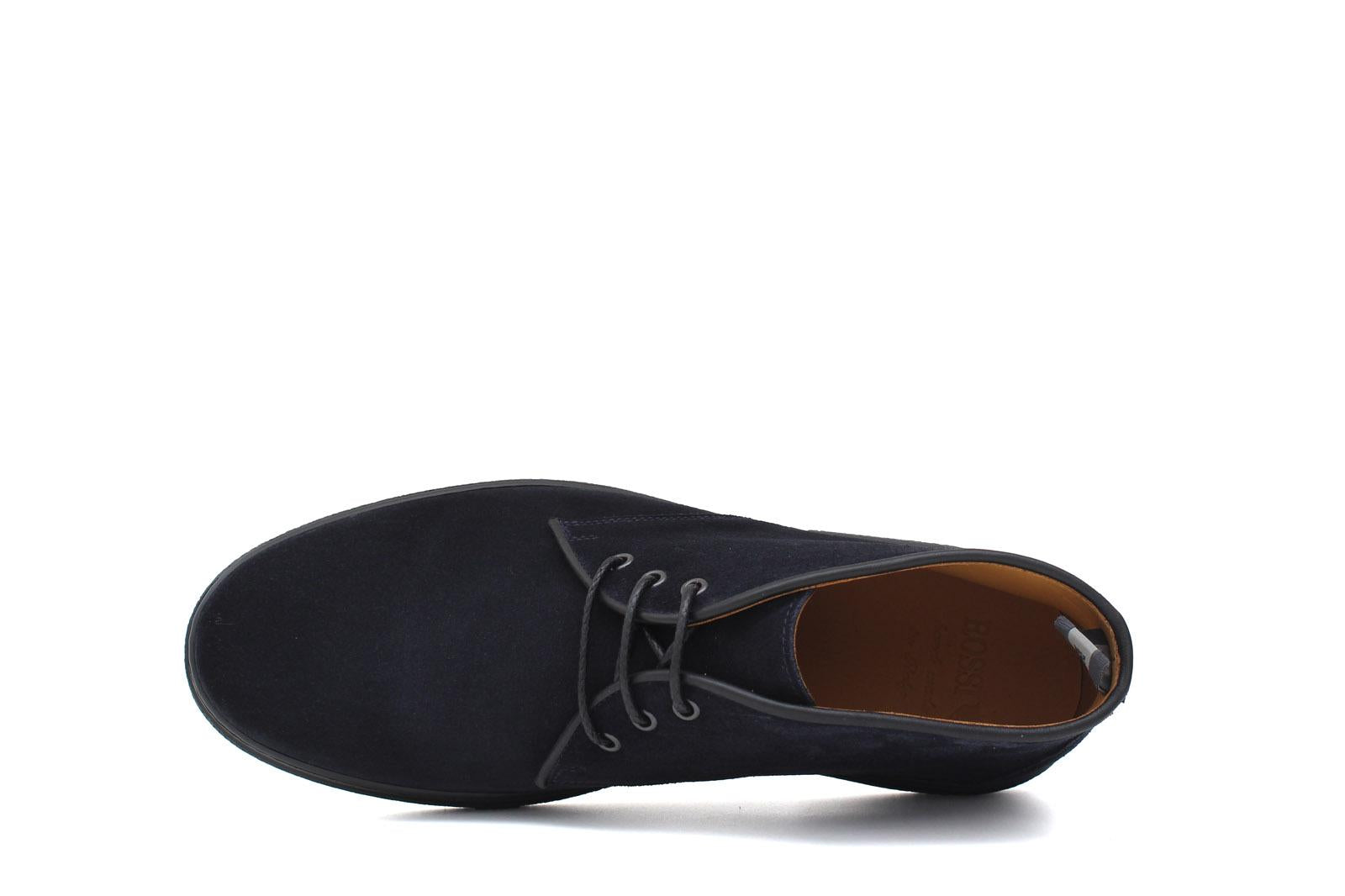 Polacchino stringato in camoscio ingrassato blu e fondo gomma leggera 1250PHSSBLU 298 ROSSI 