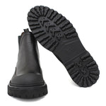 Stivaletto con elastico in bufalo nero e caucciù con fondo gomma leggera 414PBFNE 631 ROSSI 