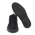 Polacchino con elastico centrale in camoscio ingrassato blu e fondo gomma leggera 1238PHSBLU 1141 ROSSI 