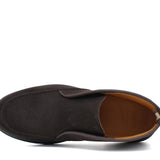 Polacchino con elastico centrale in camoscio ingrassato testa di moro e fondo gomma leggera 1238PHSMO 1058 ROSSI 