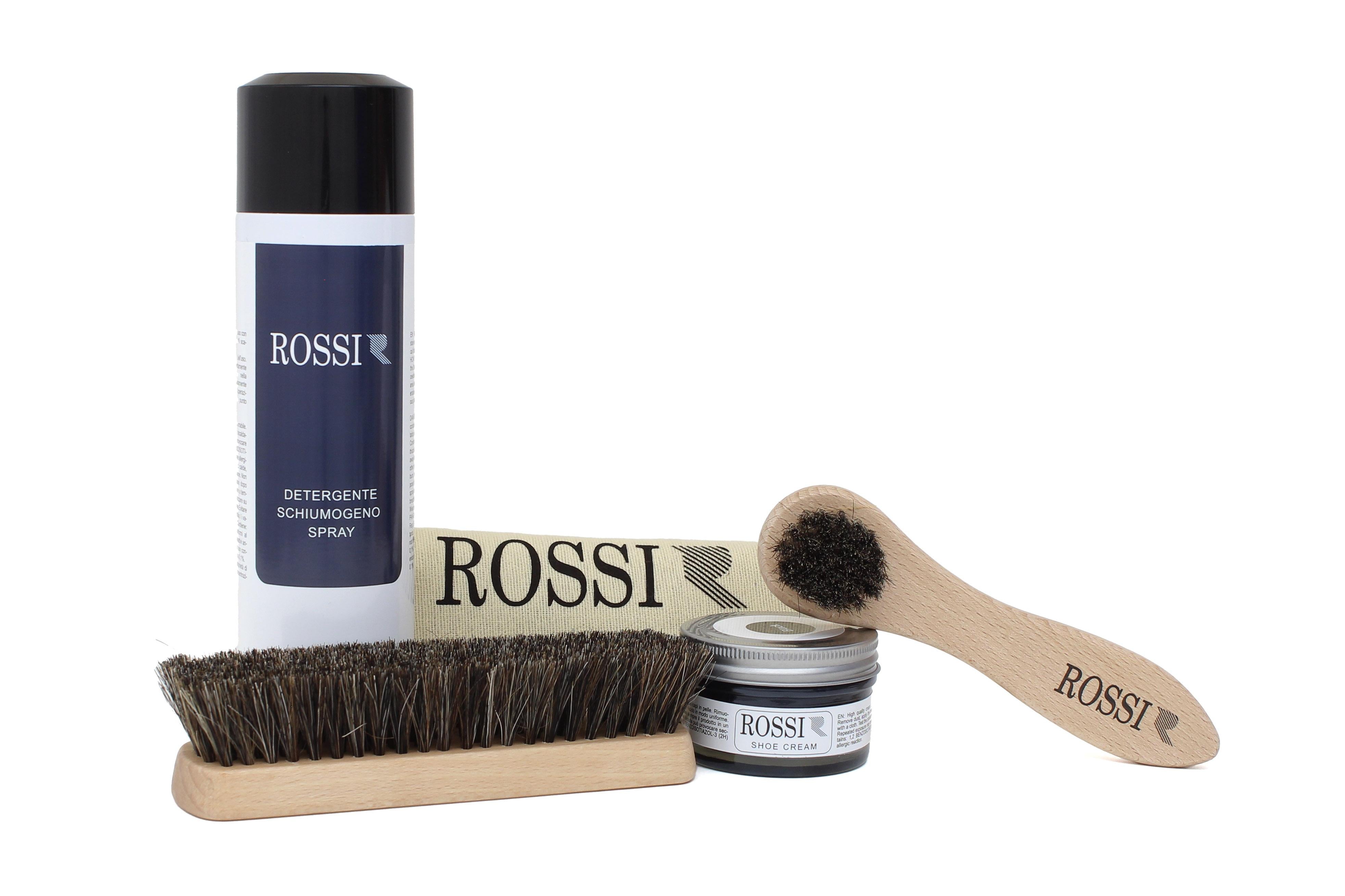 Kit per la manutenzione della pelle di colore nero KIT PELLE nero ROSSI 