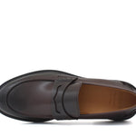 College in vitello a pieno fiore anticato color marrone e fondo in cuoio antiscivolo 1552SMM 199 ROSSI 