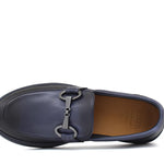 Slip on in vitello naturale blu sfumato con fondo in gomma leggera 1041DIXJ 1106 ROSSI 