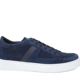 Sneakers in camoscio traforato navy  con fondo in gomma leggera 1481FLOOLT 33  UN ROSSI 