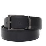 Cinta in vernice stampa velvet  nero h 35 con fibbia in canna di fucile F0304MCFLVELN 82 ROSSI 