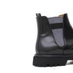 Stivaletto modello beatles in vitello spazzolato semilucido nero e fondo in gomma leggera 881PCANER 22 ROSSI 
